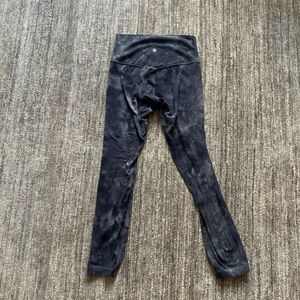 Lululemon High Rise Align Leggings, Dye Pitch Grey, Size 6